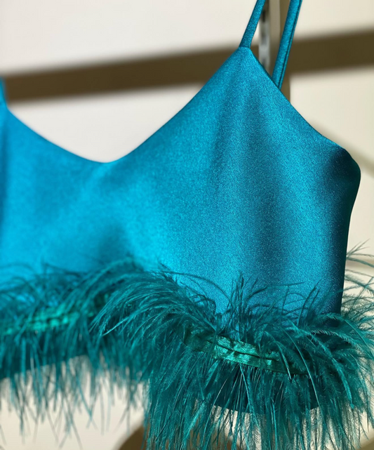 Top Sartoriale Satinato