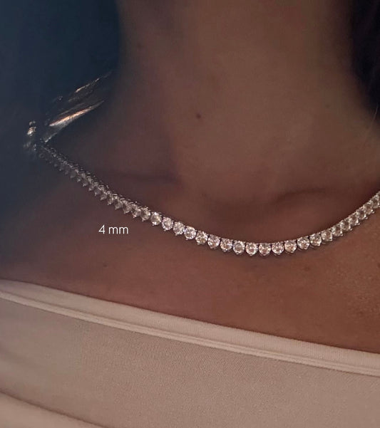 Collana Tennis Rivière - Zirconi Tondi