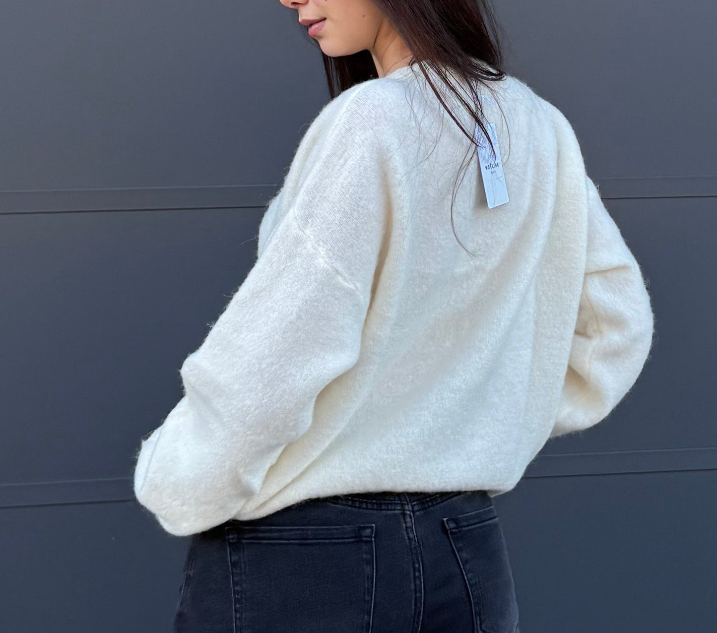 Maglione in alpaca e lana superfine - Latte 🥛