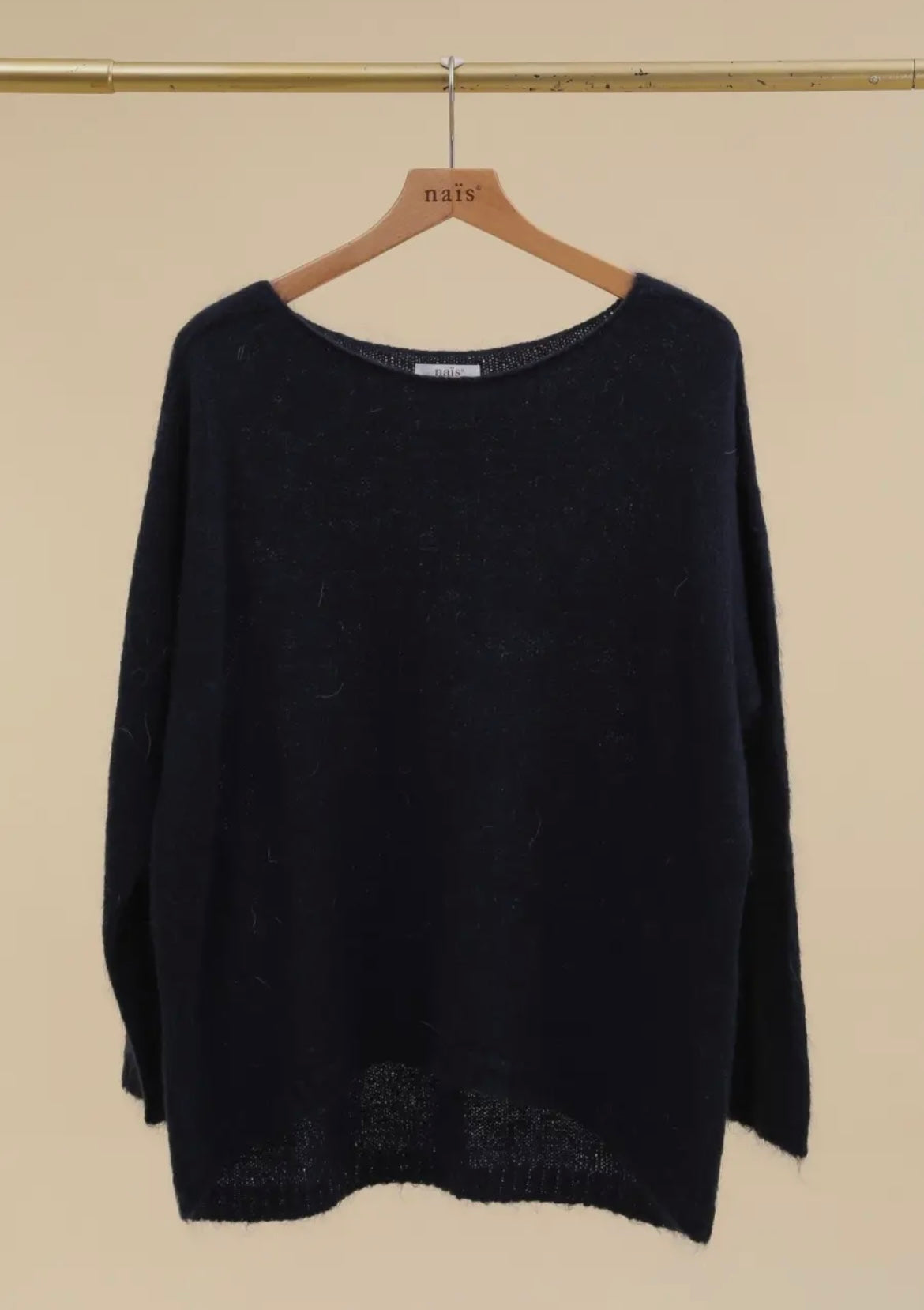 Maglione Nais in mohair - Choco