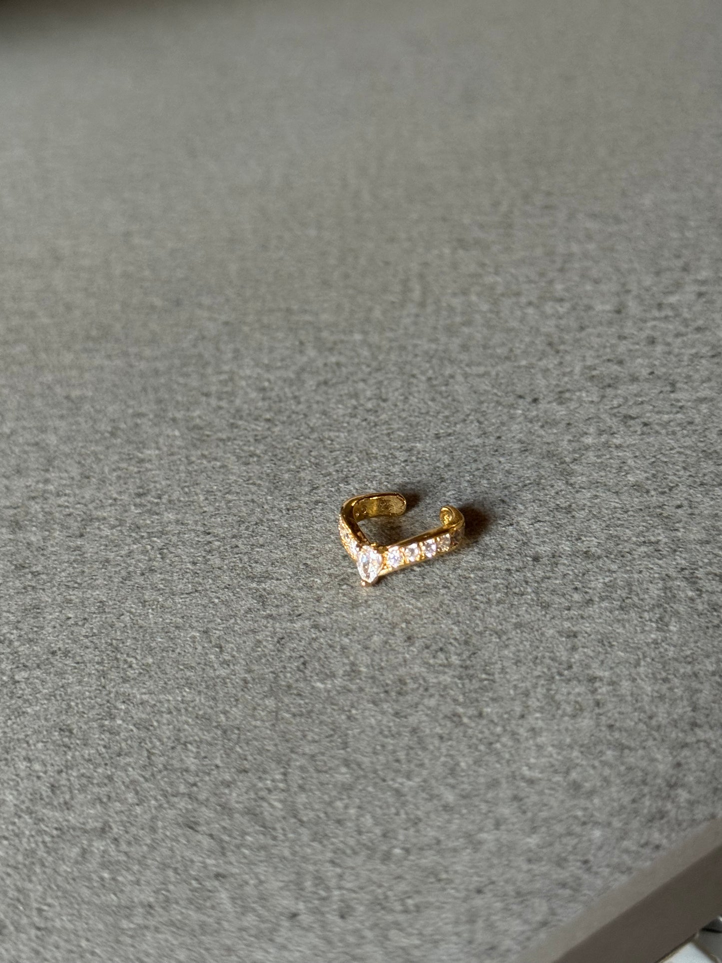 Piercing helix Rivière - oro