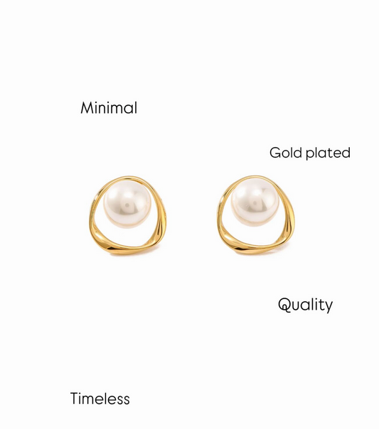 Orecchini Perle Minimal