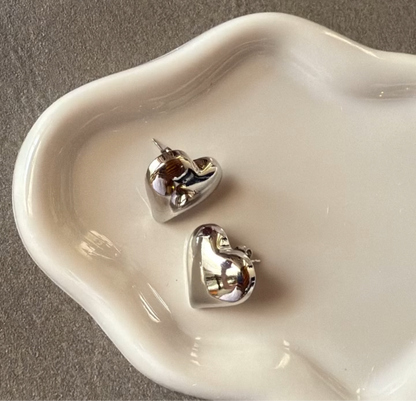 Orecchini Cuore Amore - argento
