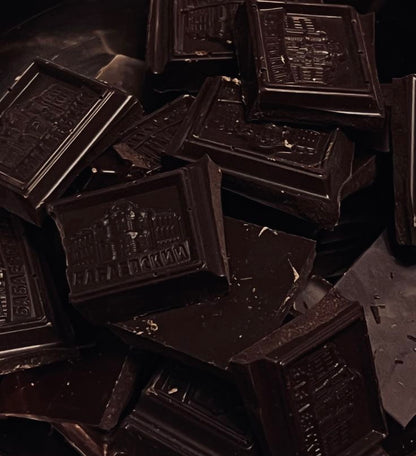 Borsa Choco Dark Chocolate - in pelle di vitello