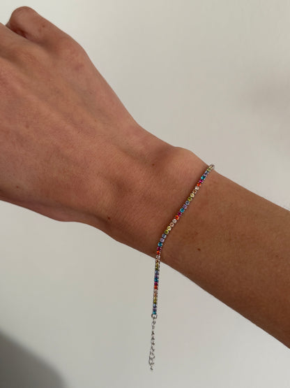 Bracciale Tennis Rainbow 🌈