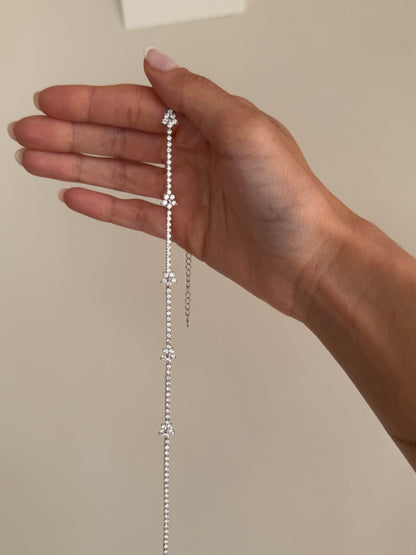 Collana Fiori Zirconati
