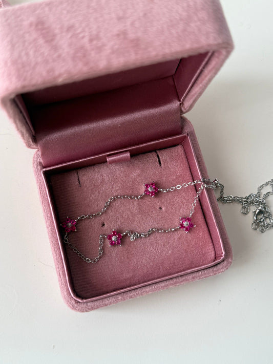 Collana fiori tropicali