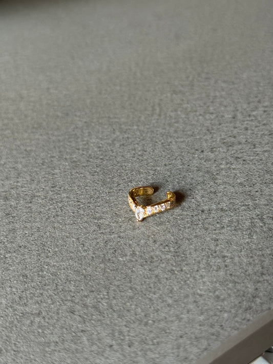 Piercing helix Rivière - oro