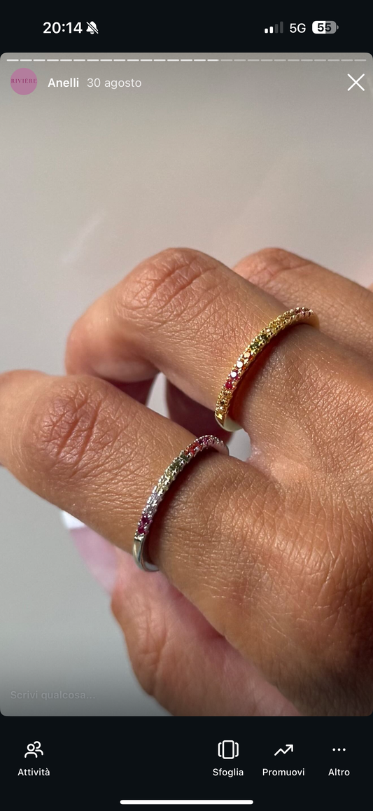 Anello Gabrielle - argento