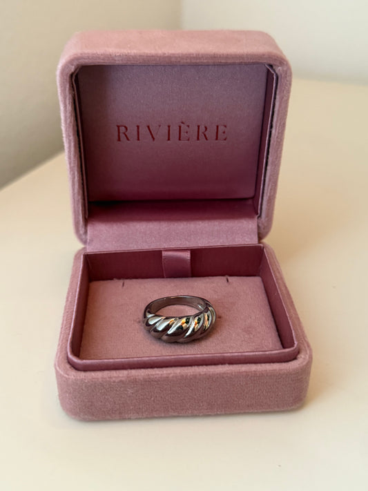 Anello Croissant - Argento